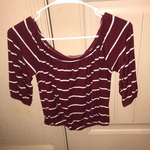 Off the Shoulder Cropped Top